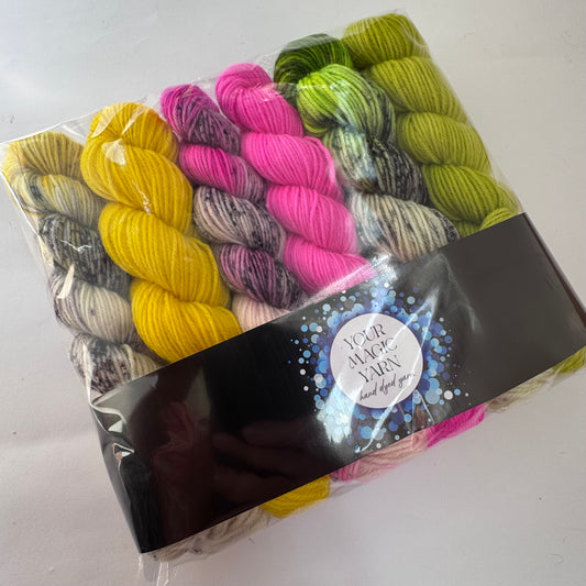 April Glow - Set of Mini Skeins