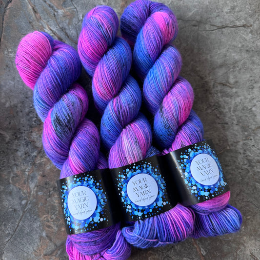 Electric Magenta- Classic Socks Yarn
