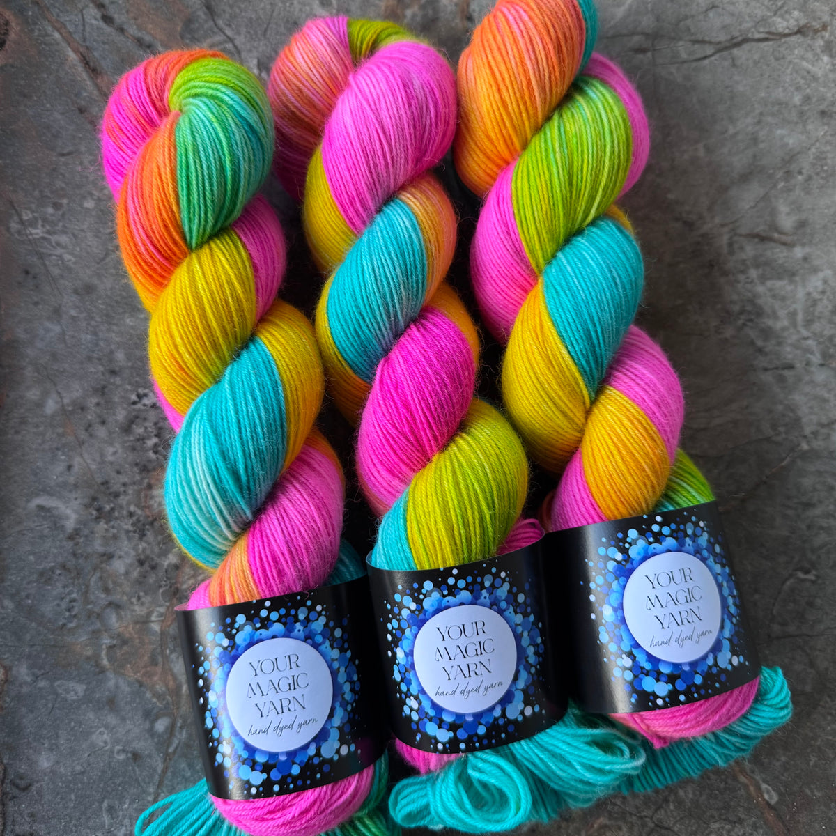 Vibrant Pulse- Classic Socks Yarn