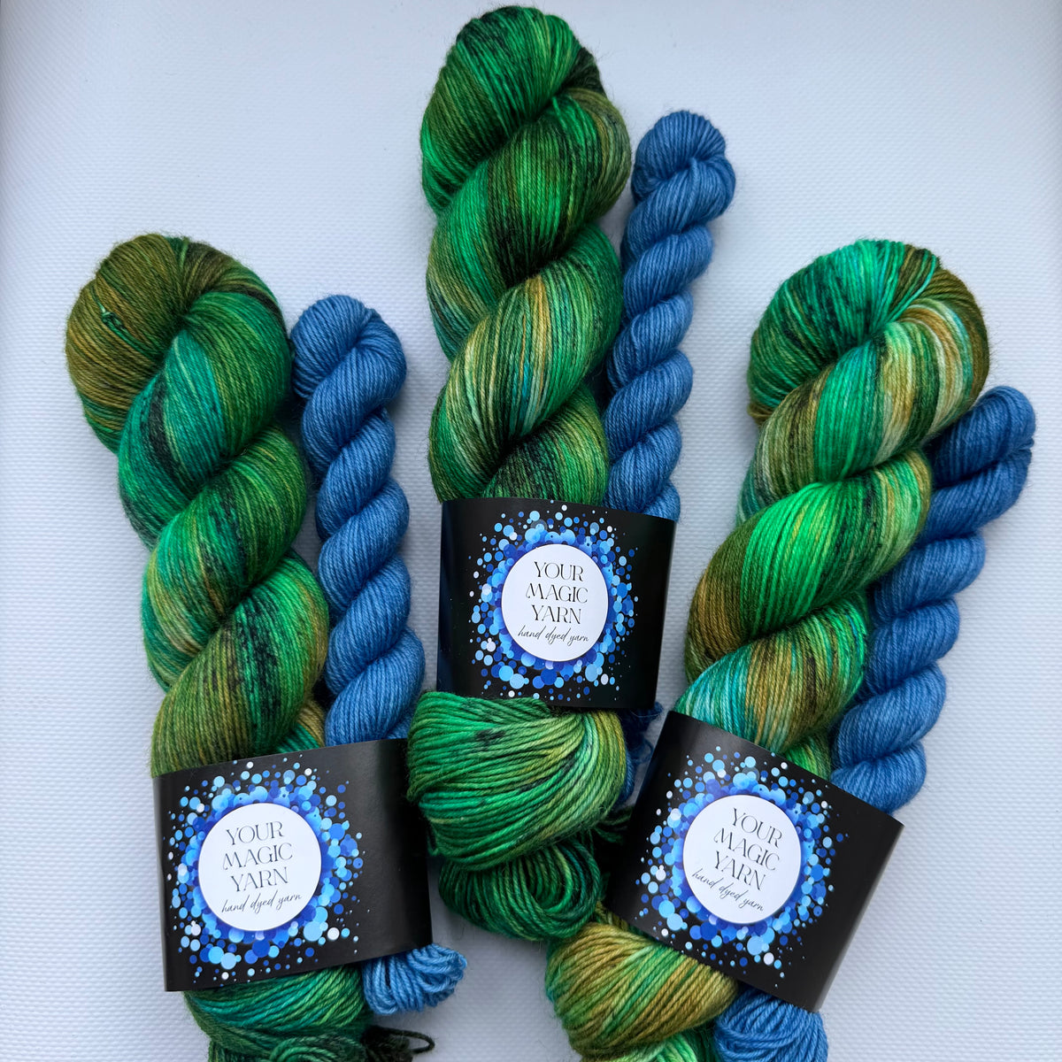 Moss and Tabacco -  Socks Set Yarn