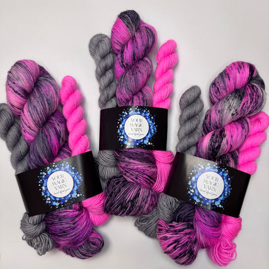 Silver Petal -  Socks Set Yarn