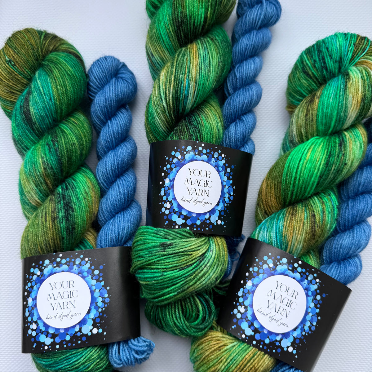 Moss and Tabacco -  Socks Set Yarn