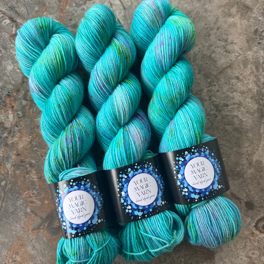 Lagoon Specks - Classic Socks Yarn