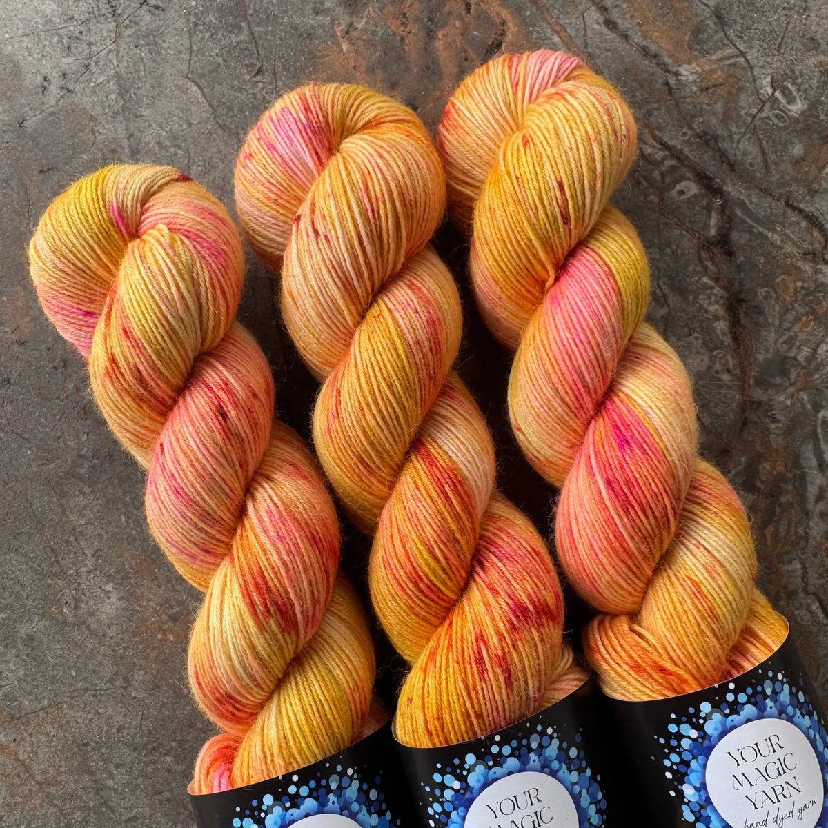 Apricot Raspberry Tart- Classic Socks Yarn